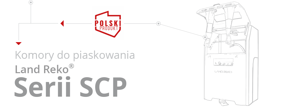 Producent piaskarek Poznań | Oczyszczarki strumieniowe | Hydropiaskarki sodowarki | Komory do piaskowania | Piaskarki kabinowe | Komora do piaskowania | Land Reko
