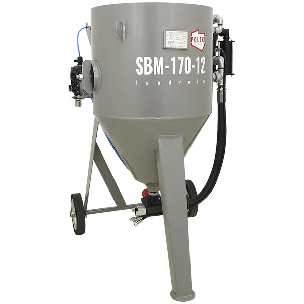 Piaskarki ciśnieniowe Zabrze | Hydropiaskarka mobilna SBM-170-12-H (A)| Producent piaskarek Land Reko®