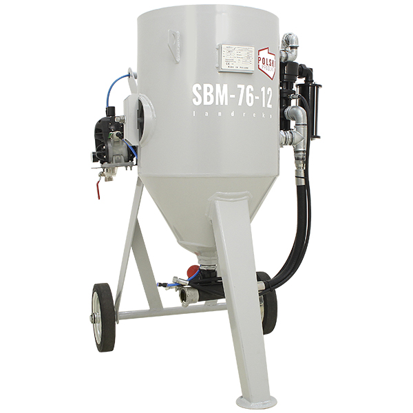 Piaskarki ciśnieniowe Zabrze | Hydropiaskarka mobilna SBM-76-12-H (A)| Producent piaskarek Land Reko®